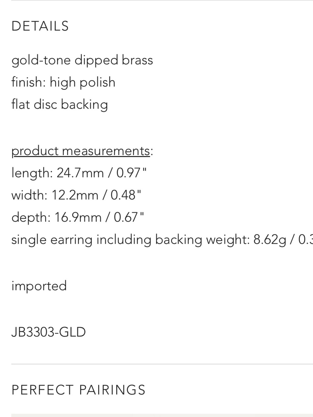 Jenny Bird Florence Gold Double Hoop Earrings - Women Jewelry - Picture 4 of 7